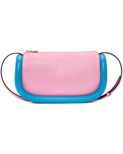 JW Anderson Leather Bumper-15 Cross-body Bag - Pink