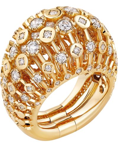Cartier Yellow Gold And Diamond Libre Polymorph Ring - Metallic