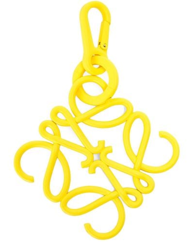 Loewe Metal Anagram Charm - Yellow