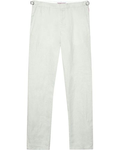 Orlebar Brown Linen Griffon Pants - White