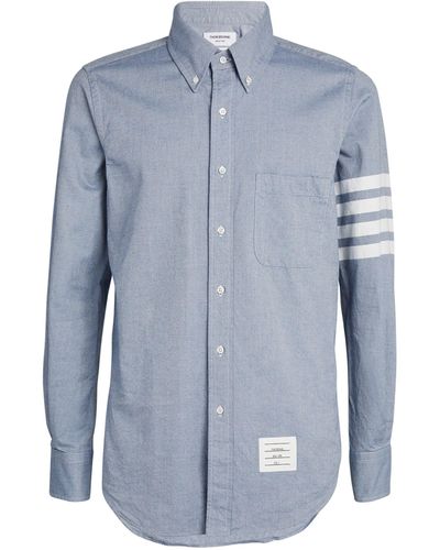 Thom Browne 4-bar Stripe Shirt - Blue