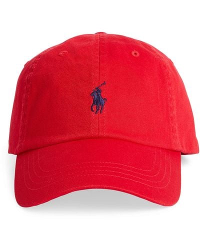 Polo Ralph Lauren Polo Pony Baseball Cap - Red
