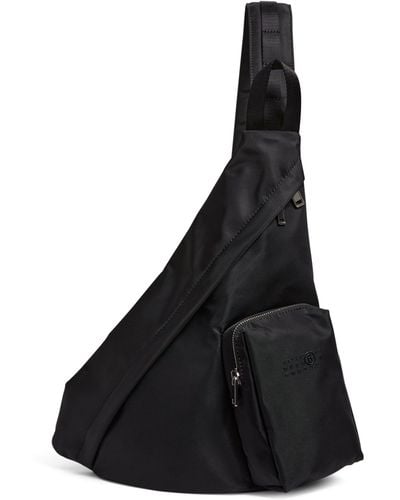 MM6 by Maison Martin Margiela Triangle Cross-body Bag - Black