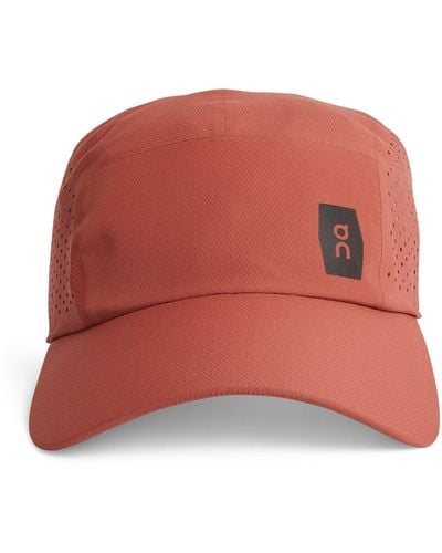 On Shoes Technical Lightweight Baseball Cap - Red