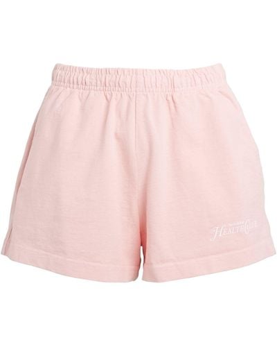 Sporty & Rich Rizzoli Disco Shorts - Pink