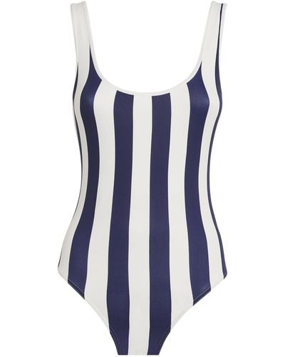 Melissa Odabash Striped Arezzo Swimsuit - Blue