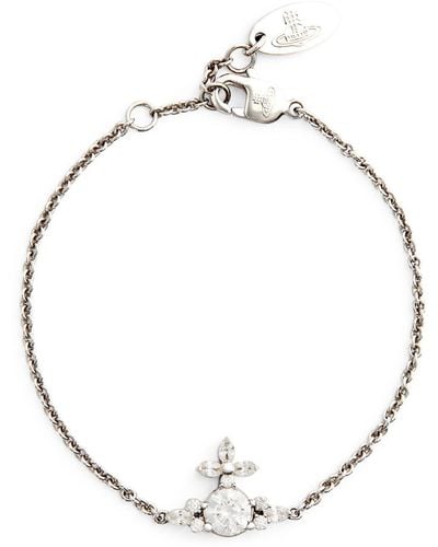 Vivienne Westwood Crystal-embellished Colette Bracelet - Metallic