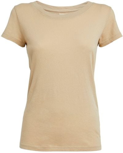 L'Agence Cotton Cory T-shirt - Natural
