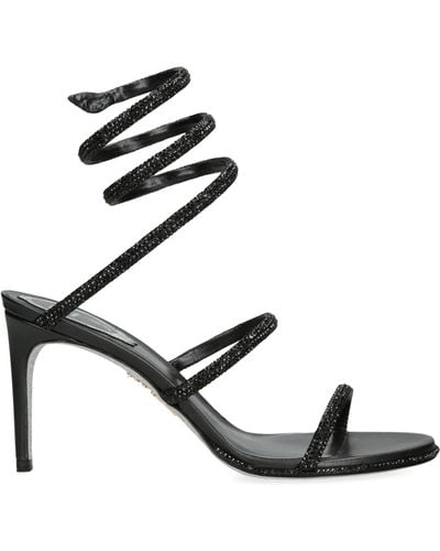 Rene Caovilla Embellished Cleo Sandals 80 - Black