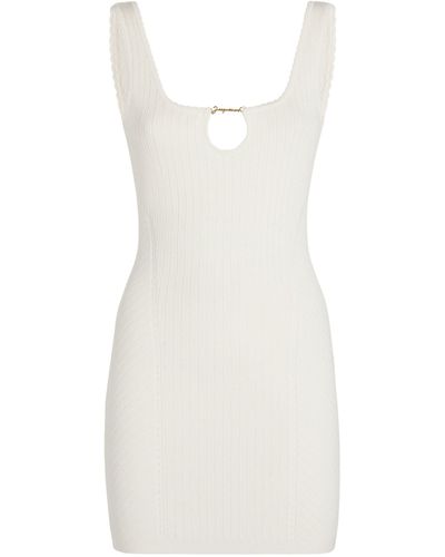 Jacquemus Sierra Cut-out Mini Dress - White