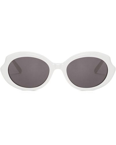 Loewe Mini Oval Sunglasses - Gray
