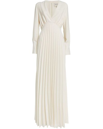 Zeus+Dione Zeus+dione Maxi Pleated Aphaia Dress - White