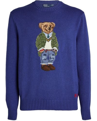 Polo Ralph Lauren Polo Beach Bear Sweater - Blue