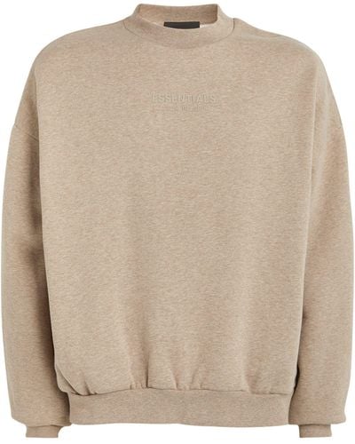 Fear Of God Cotton-blend Crew-neck Sweater - Natural