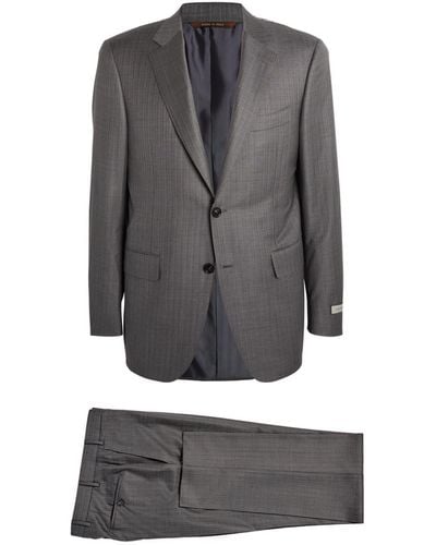 Canali Wool-silk 2-piece Suit - Grey