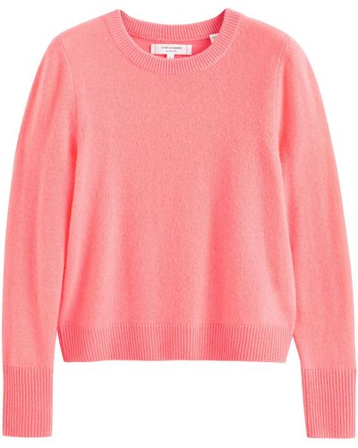 Chinti & Parker Cashmere Cropped Sweater - Pink