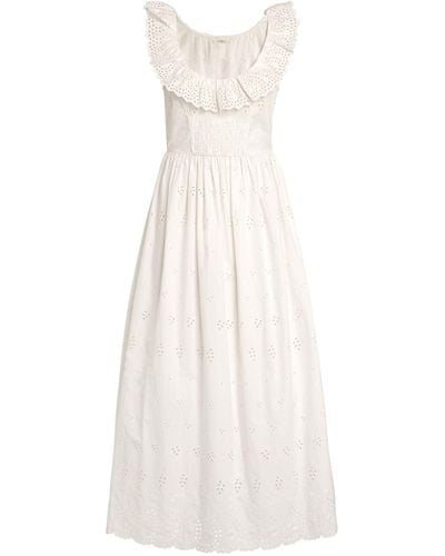Doen Dôen Ruffled Farah Midi Dress - White