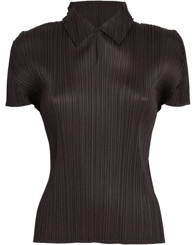 Pleats Please Issey Miyake Monthly Colors April Shirt - Black