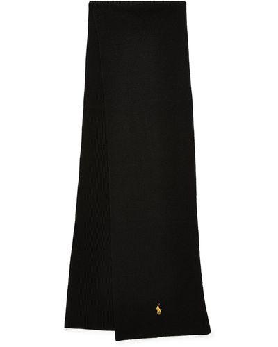 Polo Ralph Lauren Wool Scarf - Black