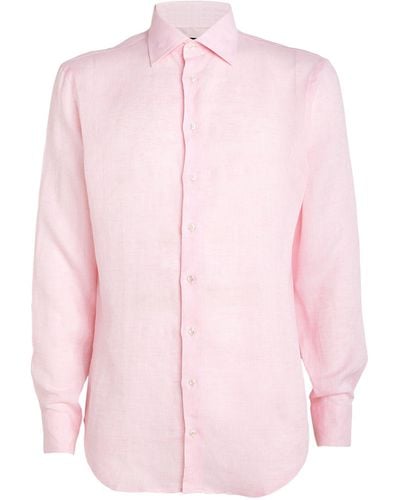 Giorgio Armani Linen Shirt - Pink
