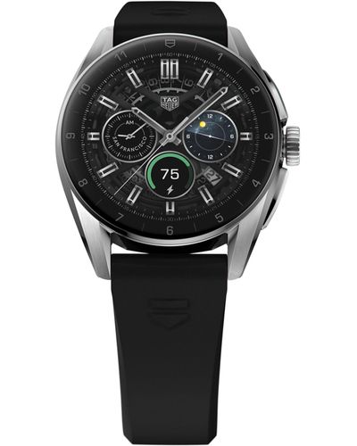 Tag Heuer Stainless Steel Connected Calibre E4 Smartwatch 42mm - Black