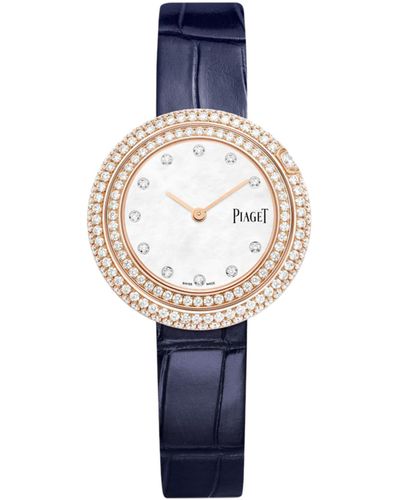 Piaget Rose Gold And Diamond Possession Watch 29mm - Blue