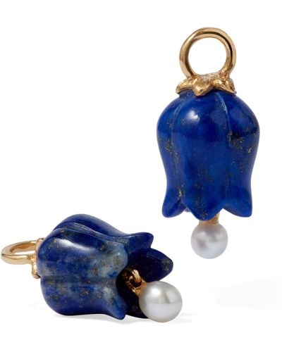 Annoushka Lapis Lazuli Tulip Drop Earrings - Metallic