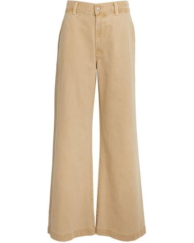 Citizens of Humanity Beverly Wide-leg Trousers - Natural