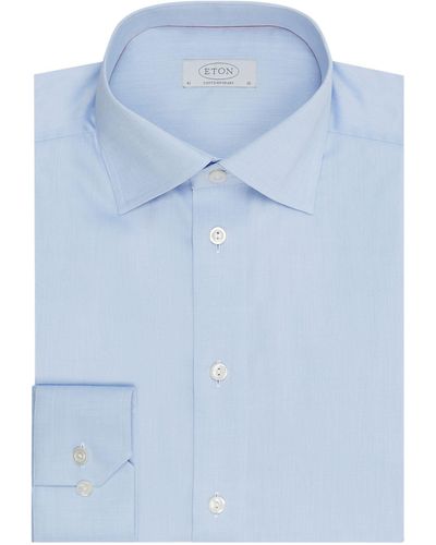 Eton Cotton Contemporary Fit Shirt - Blue