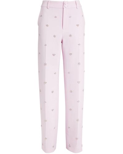 Huishan Zhang High-waisted Miles Trousers - Pink