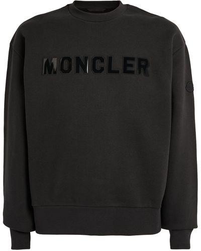 Moncler Cotton Logo Jumper - Black