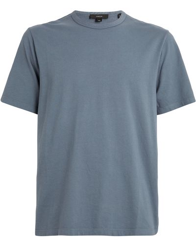 Vince Garment-dyed T-shirt - Blue