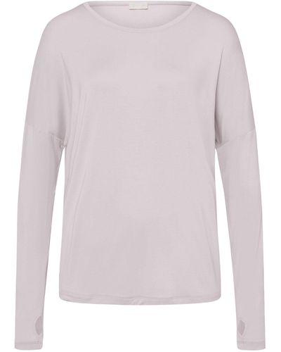Hanro Yoga Long-sleeved T-shirt - Pink