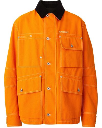 Orange Burberry Jackets for Men | Lyst
