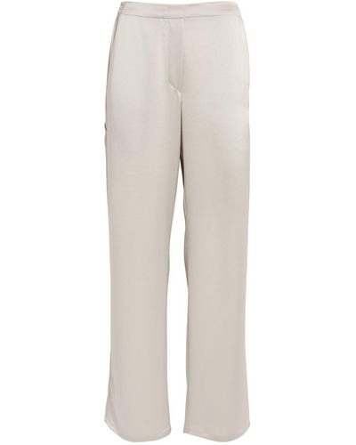 Leset Barb Wide-leg Trousers - Natural