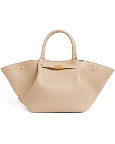 DeMellier London Leather New York Tote Bag - Natural