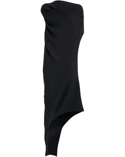 Issey Miyake Aerate Pleats Midi Dress - Black
