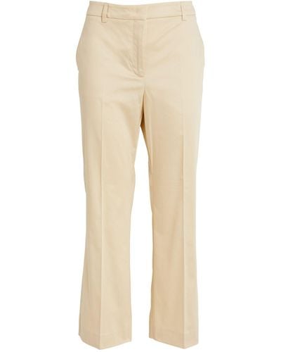 MAX&Co. Tesoro Straight Trousers - Natural