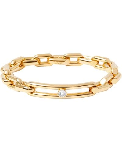 Burberry Gold-plated Chain Bracelet - Natural