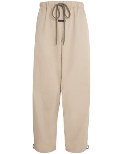 Fear Of God Drawstring Straight Trousers - Natural