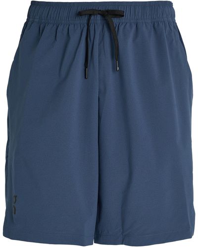 On Shoes Focus Shorts - Blue