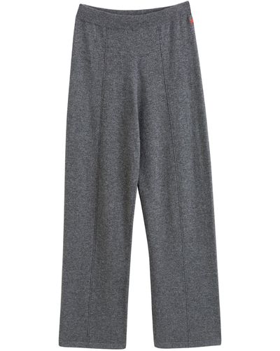 Chinti & Parker Wool-cashmere Wide-leg Sweatpants - Gray