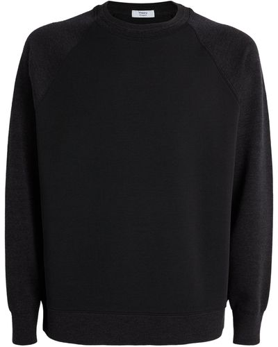 Theory Cotton-blend Sweatshirt - Black
