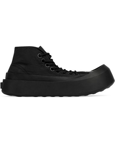 Bottega Veneta Nylon Jumbo High-top Sneakers - Black