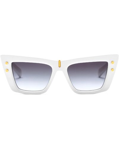 BALMAIN EYEWEAR B-eye Sunglasses - White