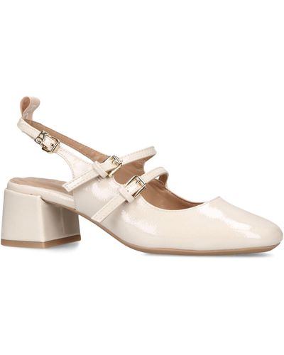 KG by Kurt Geiger Amy Mary Jane Court Shoes - Natural