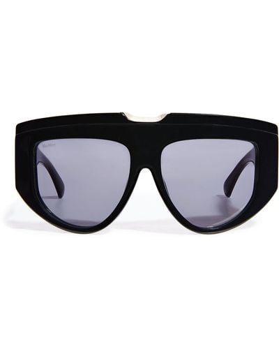 Max Mara Geometric Sunglasses - Black