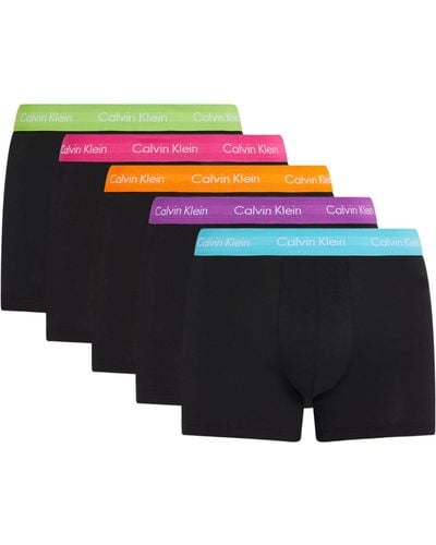 Calvin Klein This Is Love Boxer Briefs (pack Of 5) - Black