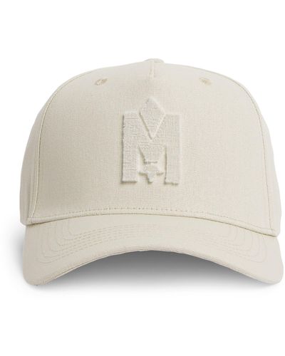 Mackage Cotton Monogram Baseball Cap - Natural