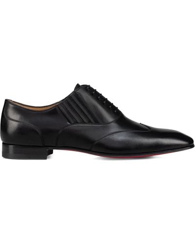 Christian Louboutin Amor Leather Oxford Shoes - Black